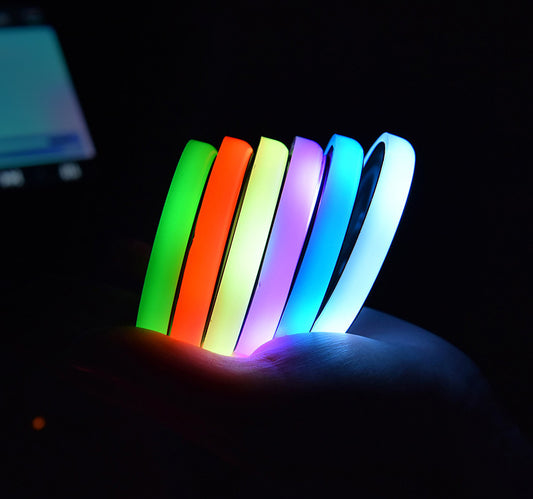 Sottobicchiere LED a carica solare & USB