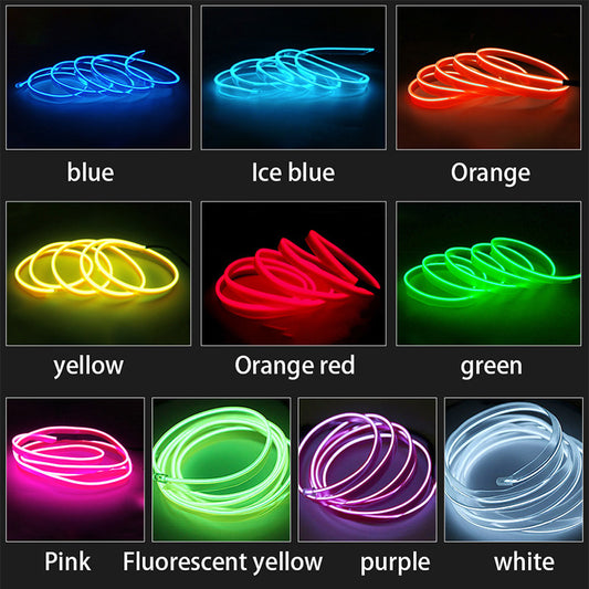Striscia LED USB impermeabile per auto - casa